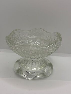 ANCHOR HOCKING CANDLE HOLDER Clear Glass Single Taper Candle or Votive Holder